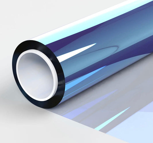 Kameleon tint folie blauw (60%)